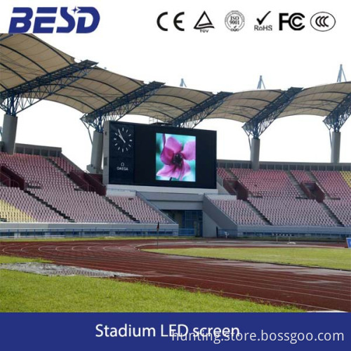 Big size LED stadium P10 /P16 DIP 1R1G1B Perimeter sports LED display screen